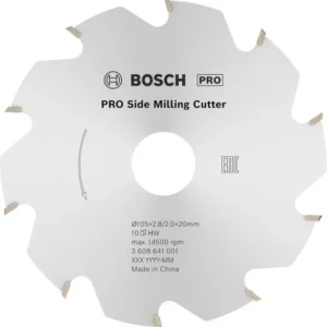 Bosch PRO Side sekač za glodanje, 105×20×2,8 mm, 10 zubaca 3608641001