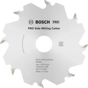Bosch PRO Side sekač za glodanje 105×20×4 mm, 8 zubaca 3608641008