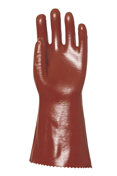 Coverguard PVC rukavica 36 cm, crvena, vel. 8 3634
