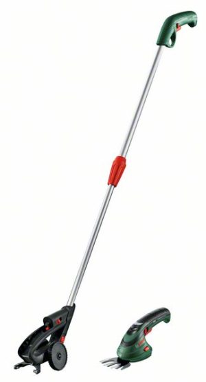 Bosch Set akumulatorskih makaza za žbunje i travu Isio 0600833109