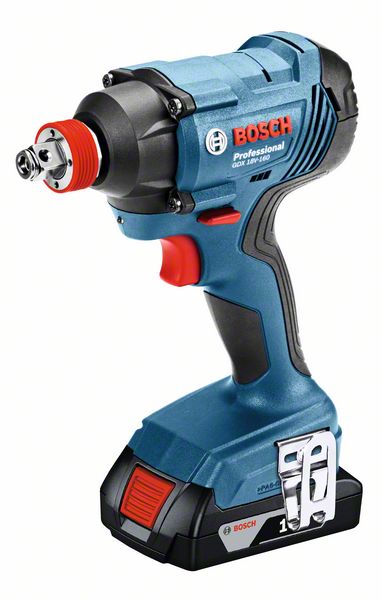 Bosch Akumulatorski rotacioni udarni odvrtač GDX 180-LI + GSR 180 Professional 06019G5222