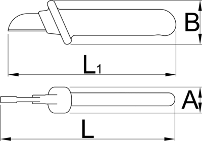 Unior 385AVDEDP Nož električarski izolovani, 180, 619101 - Slika 2