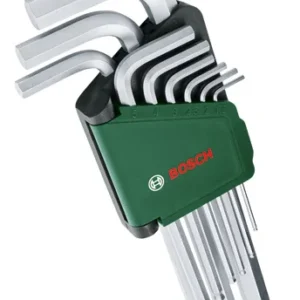 Bosch Ručni alati 9-delni set ključeva sa šestougaonom glavom 1600A02BX9