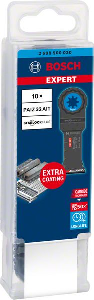 Bosch EXPERT MetalMax PAIZ 32 AIT list testere za multifunkcionalne alate od 50 x 32 mm, 10 delova 2608900020