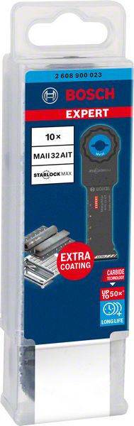 Bosch EXPERT MetalMax MAII 32 AIT list testere za multifunkcionalne alate od 70 x 32 mm, 10 delova 2608900023