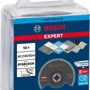 Bosch EXPERT Grout Segment Blade ACZ 85 RD4 list testere za multifunkcionalne alate od 85 mm, 10 delova 2608900035