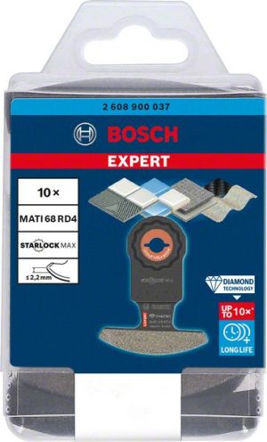 Bosch EXPERT Corner Blade MATI 68 RD4 list testere za multifunkcionalne alate od 68 x 30 mm, 10 delova 2608900037