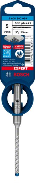 Bosch EXPERT SDS plus-7X burgija za udarne bušilice od 5 x 50 x 115 mm 2608900059