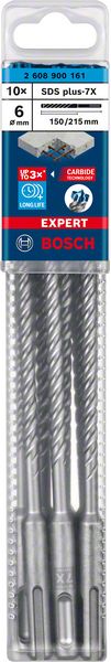 Bosch EXPERT SDS plus-7X burgija za udarne bušilice od 6 x 150 x 215 mm, 10 delova 2608900161
