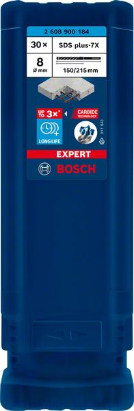 Bosch EXPERT SDS plus-7X burgija za udarne bušilice od 8 x 150 x 215 mm, 30 delova 2608900184