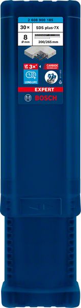 Bosch EXPERT SDS plus-7X burgija za udarne bušilice od 8 x 200 x 265 mm, 30 delova 2608900185