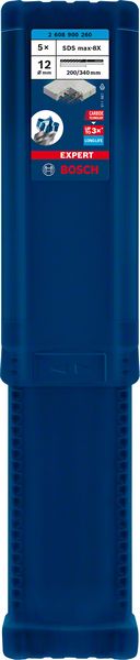 Bosch EXPERT SDS max-8X burgija za udarne bušilice od 12 x 200 x 340 mm, 5 delova 2608900260