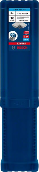 Bosch EXPERT SDS max-8X burgija za udarne bušilice od 18 x 200 x 340 mm, 5 delova 2608900263