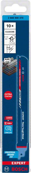 Bosch EXPERT „Thick Tough Metal“ S 1155 CHC list univerzalne testere, 10 delova 2608900370