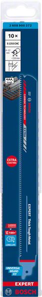 Bosch EXPERT „Thick Tough Metal“ S 1255 CHC list univerzalne testere, 10 delova 2608900372