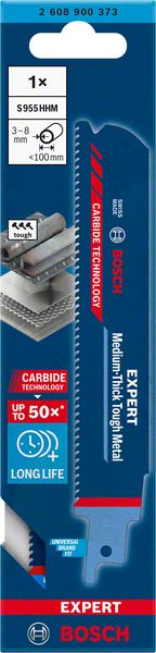 Bosch EXPERT „Medium-Thick Tough Metal“ S 955 HHM list univerzalne testere, 1 deo 2608900373
