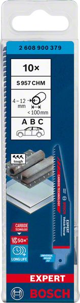 Bosch EXPERT „Vehicle Rescue“ S 957 CHM list univerzalne testere, 10 delova 2608900379