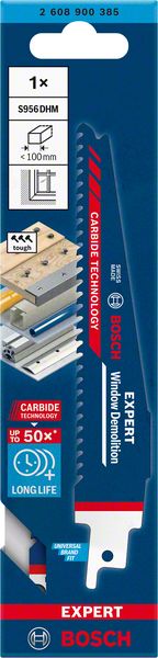 Bosch EXPERT „Window Demolition“ S 956 DHM list univerzalne testere, 1 deo 2608900385
