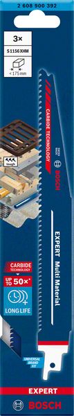 Bosch EXPERT „Multi Material“ S 1156 XHM list univerzalne testere, 3 dela 2608900392