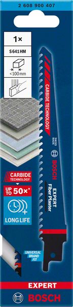 Bosch EXPERT „Fiber Plaster“ S 641 HM list univerzalne testere, 1 deo 2608900407