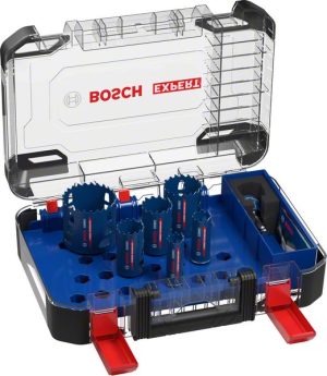 Bosch Komplet EXPERT Tough Material testera za otvore od 22/25/35/40/51/68 mm, 9 delova 2608900446