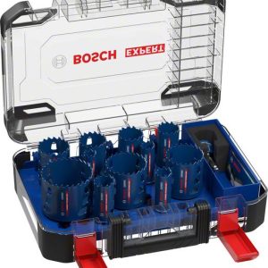 Bosch Komplet EXPERT Tough Material testera za otvore od 20/22/25/32/35/40/44/51/60/64/76 mm, 14 delova 2608900447