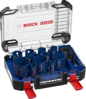 Bosch Komplet EXPERT Tough Material testera za otvore od 20/22/25/32/35/40/44/51/60/68/76 mm, 14 delova 2608900448