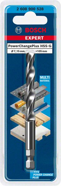 Bosch EXPERT Power Change Plus vodeće burgije HSS-G od 7,15x105 mm 2608900528