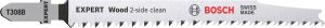 Bosch EXPERT „Wood 2-side clean“ T 308 B list ubodne testere, 3 dela 2608900550