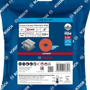 Bosch EXPERT R782 Prisma Ceramic X-LOCK Fiber disk od 115 mm, 22,23 mm, G 120, 5 delova 2608621807