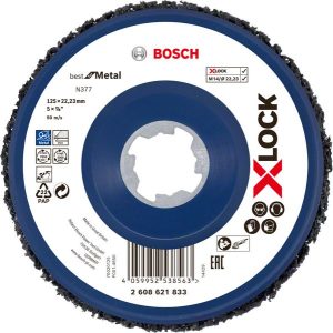 Bosch X-LOCK N377 ploča za čišćenje metala, 125 mm, 22,23 mm 2608621833