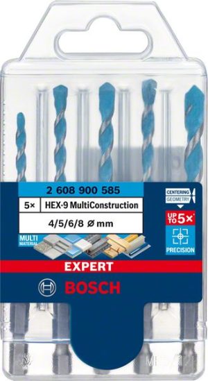Bosch Komplet EXPERT HEX-9 MultiConstruction burgija od 4/5/6/6/8 mm, 5 delova 2608900585
