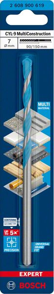 Bosch EXPERT CYL-9 MultiConstruction burgija od 7 x 90 x 150 mm 2608900619