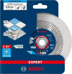 Bosch EXPERT HardCeramic dijamantska rezna ploča od 85 x 22,23 x 1,6 x 7 mm 2608900653