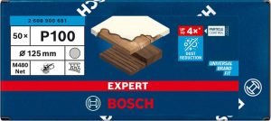 Bosch EXPERT M480 brusna mreža za rotacione brusilice od 125 mm, G 100, 50 delova 2608900681
