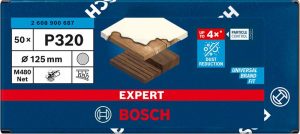 Bosch EXPERT M480 brusna mreža za rotacione brusilice od 125 mm, G 320, 50 delova 2608900687