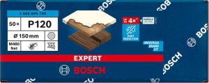 Bosch EXPERT M480 brusna mreža za rotacione brusilice od 150 mm, G 120, 50 delova 2608900700