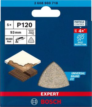 Bosch EXPERT M480 brusna mreža za delta brusilice od 93 mm, G 120, 5 delova 2608900718