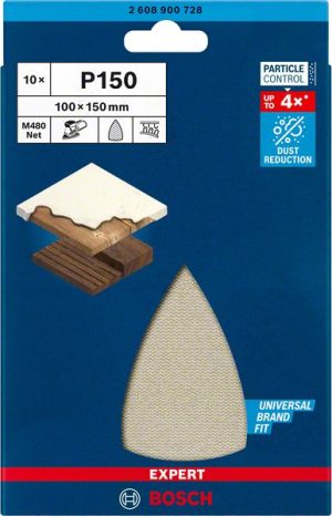 Bosch EXPERT M480 brusna mreža za višenamenske brusilice od 100 x 150 mm, G 150, 10 delova 2608900728