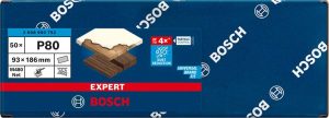 Bosch EXPERT M480 brusna mreža za vibracione brusilice od 93 x 186 mm, G 80, 50 delova 2608900752