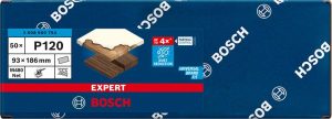 Bosch EXPERT M480 brusna mreža za vibracione brusilice od 93 x 186 mm, G 120, 50 delova 2608900754