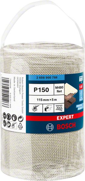 Bosch EXPERT M480 rolna brusne mreže od 115 mm, 5 m, G 150 2608900788