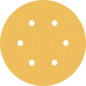 Bosch EXPERT C470 brusni papir sa 6 rupa za rotacione brusilice od 150 mm, G 120, 5 delova 2608900817