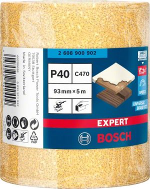 Bosch EXPERT C470 rolna brusnog papira za ručno brušenje od 93 mm, 5 m, G 40 2608900902
