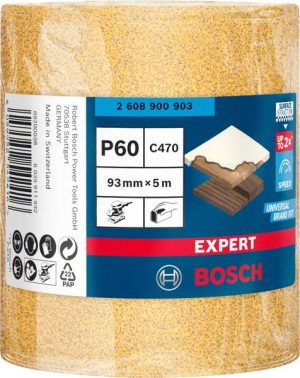 Bosch EXPERT C470 rolna brusnog papira za ručno brušenje od 93 mm, 5 m, G 60 2608900903