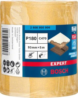 Bosch EXPERT C470 rolna brusnog papira za ručno brušenje od 93 mm, 5 m, G 180 2608900906
