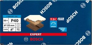 Bosch EXPERT C470 brusni papir sa više rupa za rotacione brusilice od 125 mm, G 40, 50 delova 2608901124