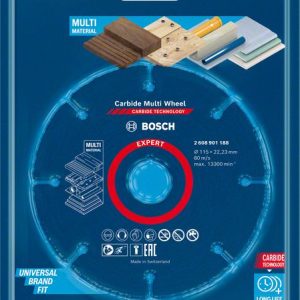 Bosch EXPERT Carbide Multi Wheel rezna ploča od 115 mm, 22,23 mm 2608901188