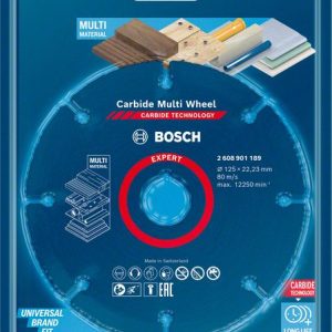 Bosch EXPERT Carbide Multi Wheel rezna ploča od 125 mm, 22,23 mm 2608901189