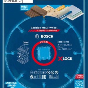 Bosch EXPERT Carbide Multi Wheel X-LOCK rezna ploča od 125 mm, 22,23 mm 2608901193
